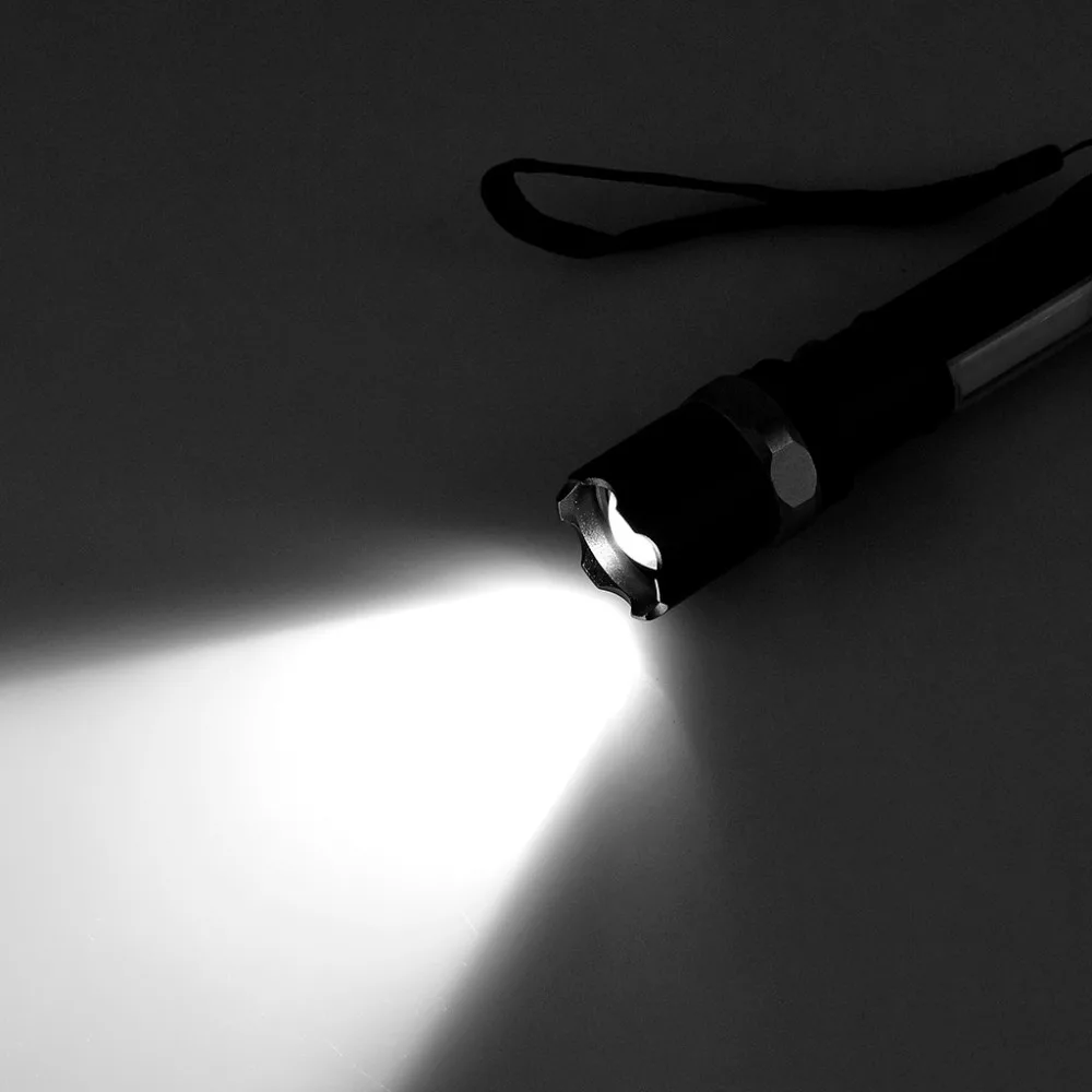 XPE+ COB фонарик перезаряжаеый ночник с разъемом USB светодиодный фонарь для верховой езды Мощные огни 18650 аккумулятор lifespan100000 часов 35A8