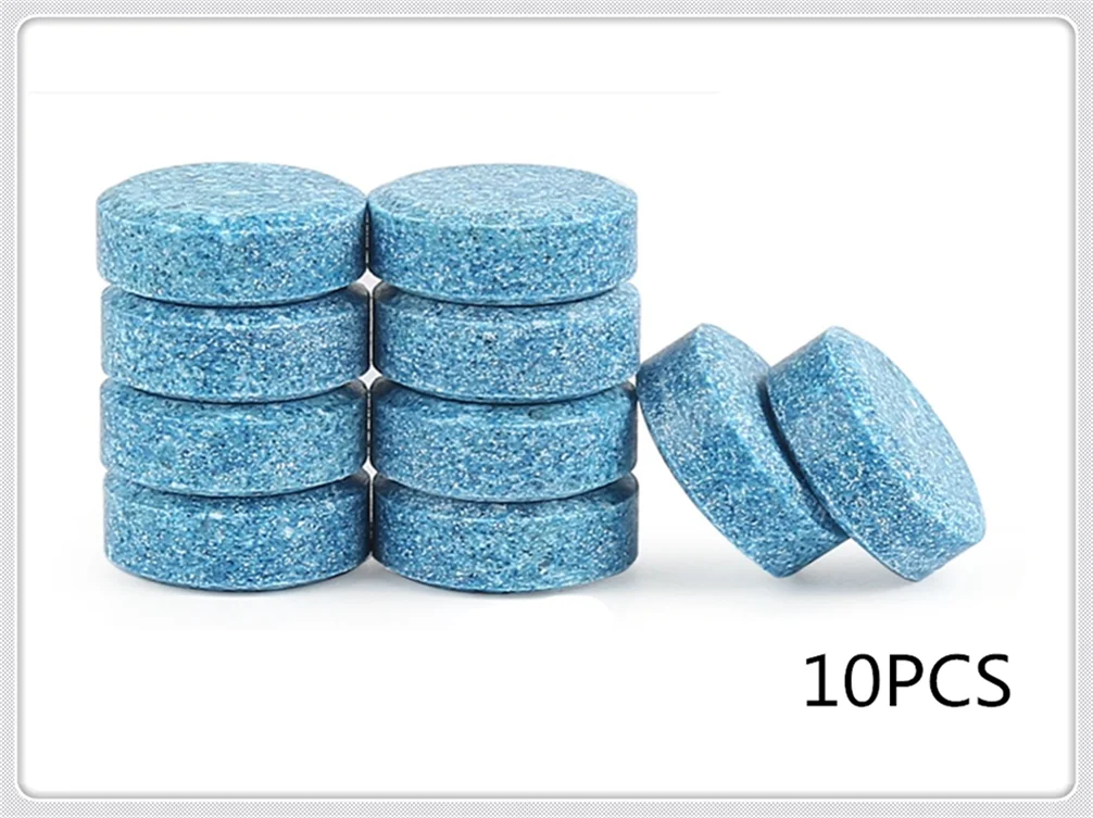 

10pcs car windshield water solid decontamination liquid fine accessories for Ford Transit Ranger Mustang Ka Fusion Focus F-150
