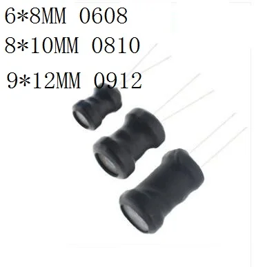 10 шт. 6*8 мм 0608 8*10 0810 9*12 0912 Power индуктор индуктивность 2 3 4 7 100 220 330UH 10UH 22 33 47 470 uH 1MH 10MH