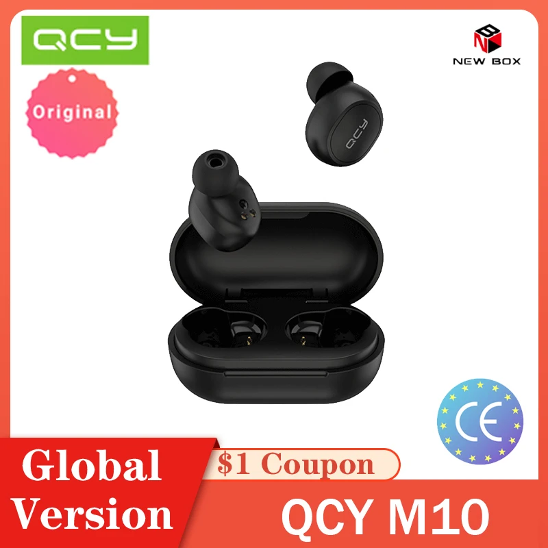Беспроводные наушники Xiaomi YOUPIN QCY M10 TWS Bluetooth 5 0 беспроводные игровая гарнитура с