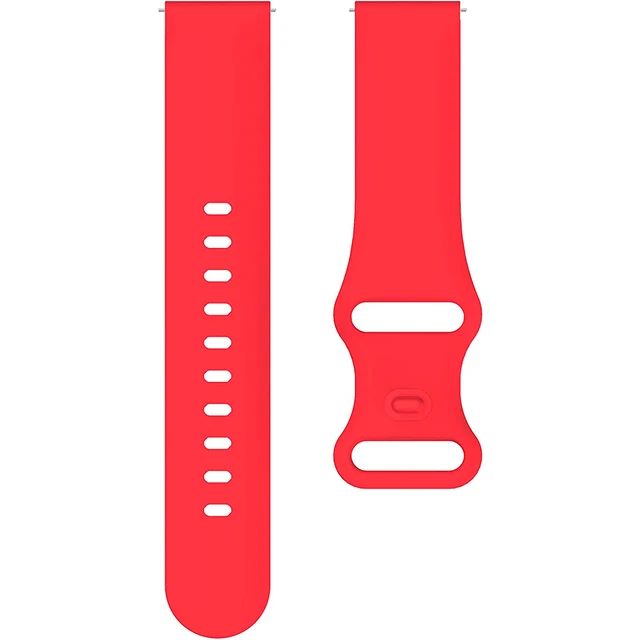22mm Quick release Silicone Strap Band For Xiaomi Mi Watch Color sports edition Smartwatch Bracelet Watchband Wriststrap Red