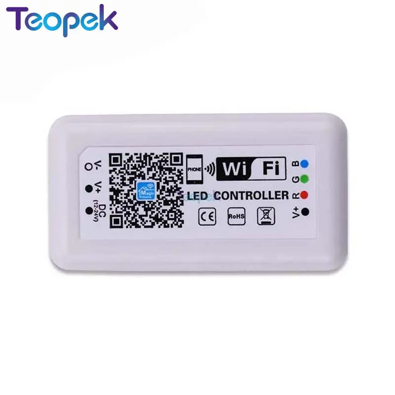 Magic Home Wifi RGB Led контроллер для 2835 5050 RGB Светодиодная лента светильник 12-24v смартфон приложение/Alexa Google контроллер