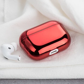 

Luxury Plating Earphone Case For Airpods Pro Air Pods Pro Protective Cover Case For AirPods Pro Air pods Hard PC Earphone Cases