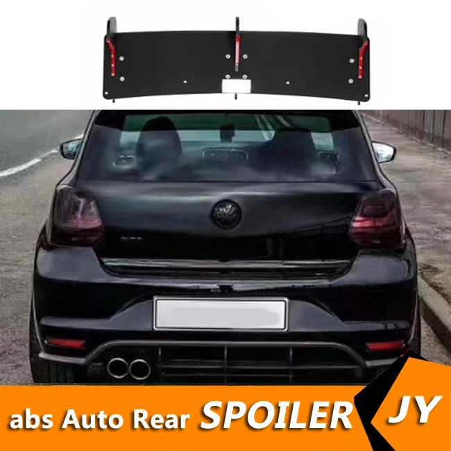 Задний спойлер для VW polo gti 2011-2017 задний ABS диффузор заднего бампера | Автомобили и