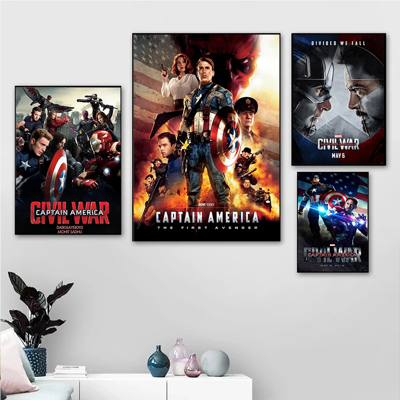 5D DIY Diamond Painting Marvel Avengers Superhero Iron Man Captain America Embroidery Mosaic Rhinestone Home Decor Gift | Дом и сад