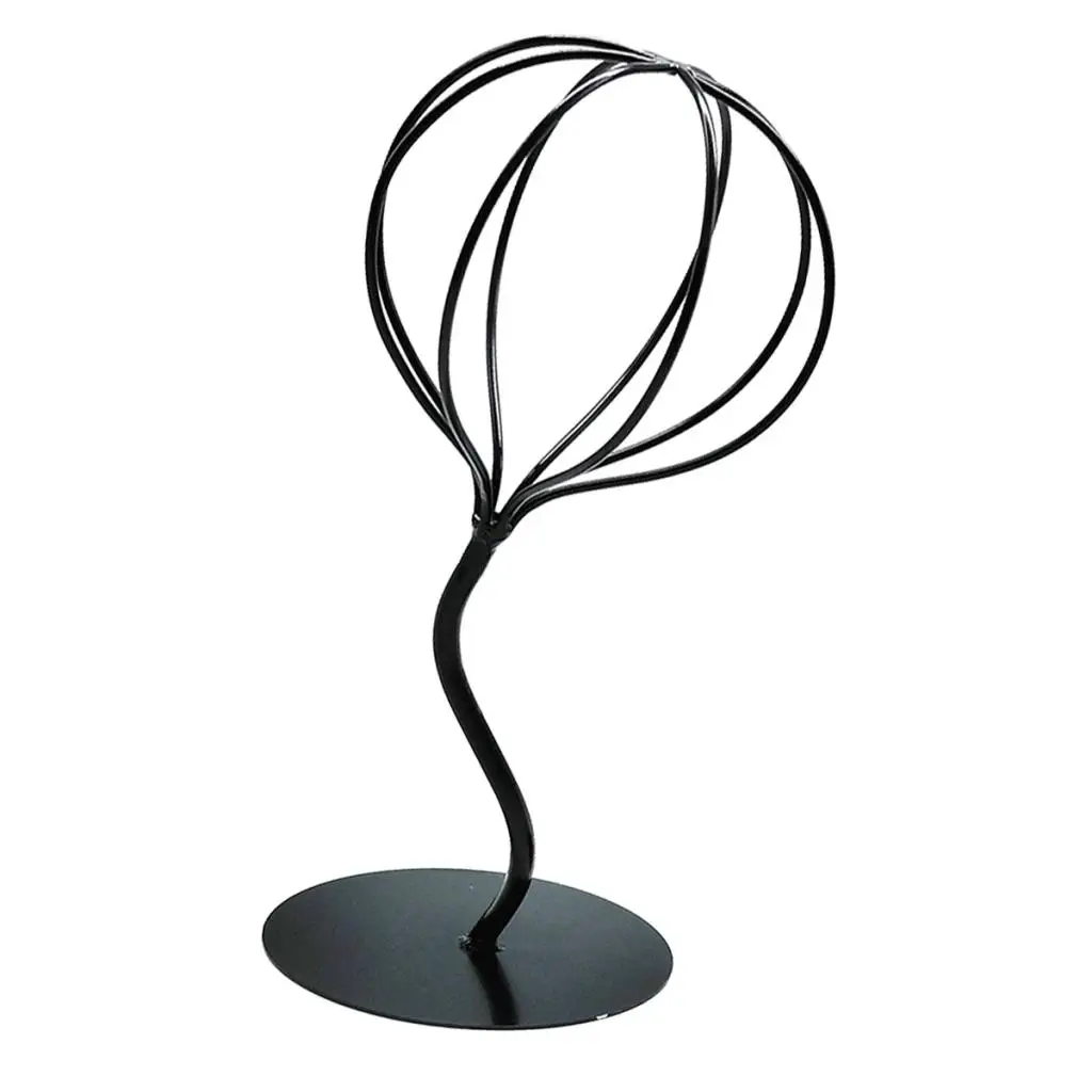 Freestanding Metal Wire Ball Hat Stand/ Hat Rack / Wig Holder Storage Display Stand