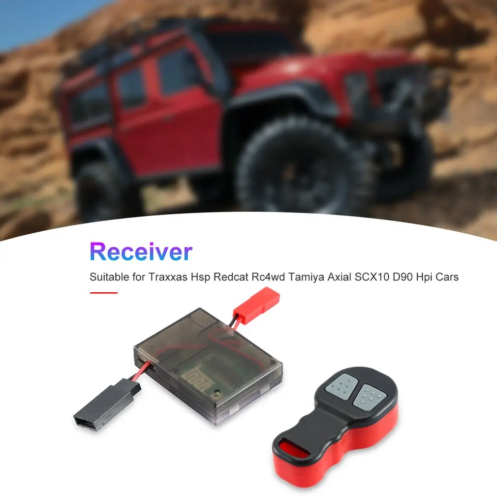 1:10 RC автомобильный беспроводной пульт дистанционного управления лебедкой с приемником для 1/10 Traxxas осевой SCX10 D90 Tamiya RC4WD HPI RC Гусеничный автомобиль