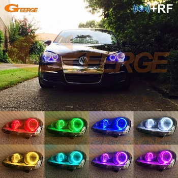 

For Volkswagen VW Sagitar 2006 2007 2008 2009 2010 Halogen headlight RF Bluetooth APP Multi-Color RGB LED Angel Eyes kit