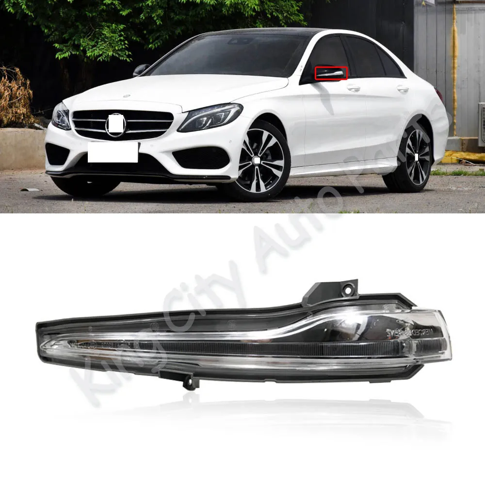 CAPQX для BENZ C CLASS W205 W213 W222 GLC C200 C300 S400- Led заднего вида боковое зеркало указатели поворота габаритные огни