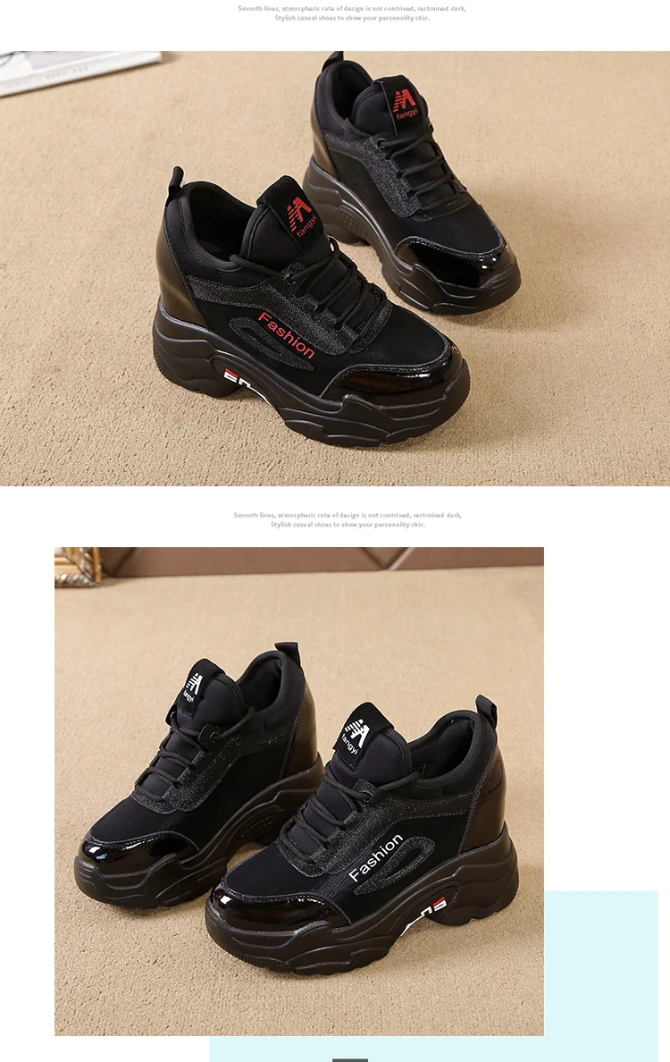 Size35-40; женские зимние кроссовки на платформе; коллекция года; сезон осень-зима; теплые плюшевые бархатные туфли с хлопчатобумажными стельками; кроссовки для отдыха на танкетке со шнуровкой