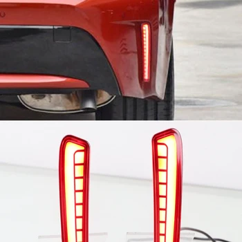 

1 Pair rear light Car LED Bumper Light For Toyota Corolla L/LE/XLE US 2019 2020 Brake Light Turn Signal Indicator Reflector