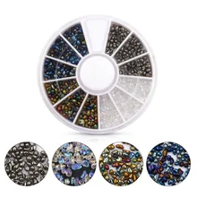 New Style Nail Ornament Japanese-style Natural Small Stone Crystal Gravel Manicure Diamond DIY Five Colors Stone