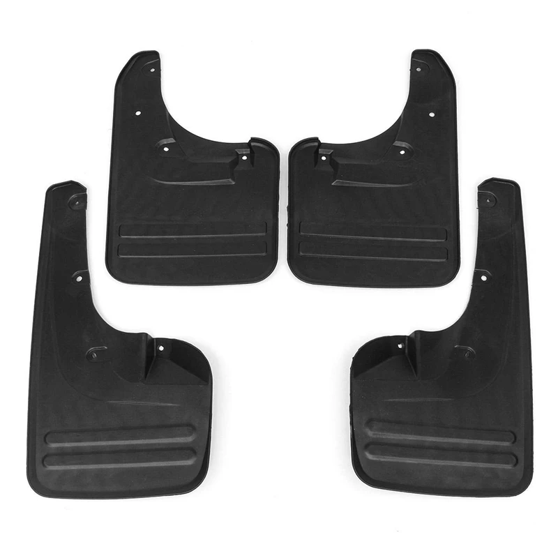 New4X Передняя и тыльная грязь щитки Брызговики-крыло для Toyota Hilux Vigo 2005- пластик прямой Болт установка внешний Pa