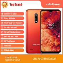 Nieuwe Ulefone Note 8P Smartphone Android 10 Gaan 4G Lte Telefoon Waterdrop Scherm Quad Core 2 Gb + 16 Gb 5.5-Inch Dual Sim Gezicht Unlock