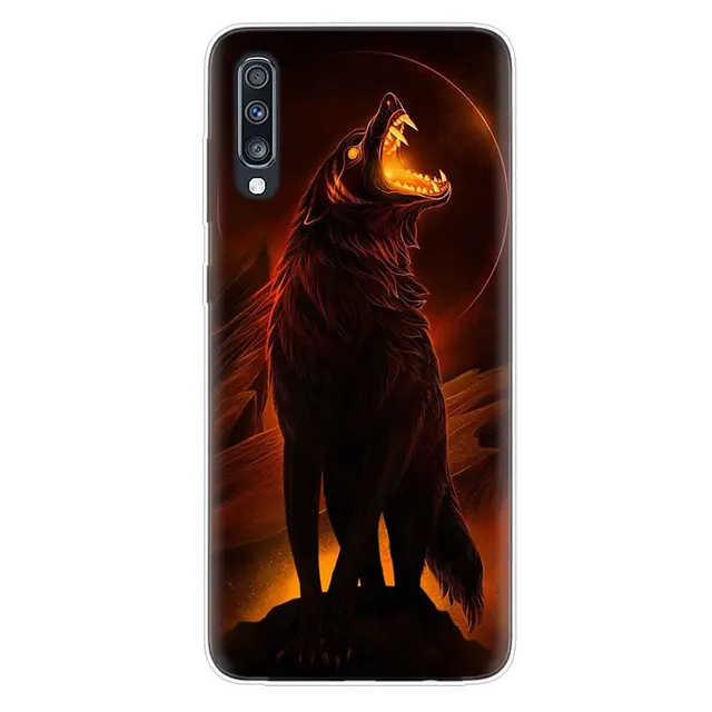 Cool Tiger Lion Owl Rubber Silicone Case For Samsung Galaxy A51 A71 A50 A70 A20 A30 A40 A10 A20E J4 J6 A6 A8 A7 A9 2018 Cover No.6