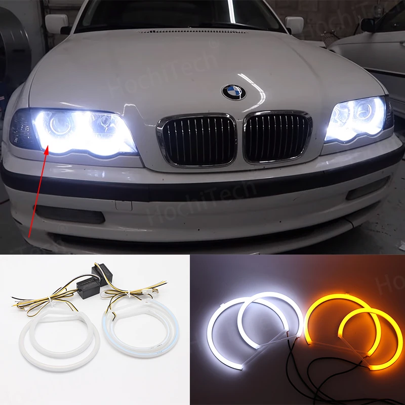 

Хлопсветодиодный вое светодиодное кольцо для BMW 3 серии E46 316i 318i 320d 320i 323i 328i 330i 325xi 330d 1998-2005, гарантия 3 года