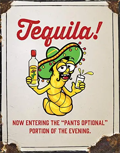 Tequila Острые предприятия национальные ликеры по всему миру Оловянная картина «металлические номерные знаки» Оловянная вывеска настенная декоративная доска Ретро паб и бар Оловянная - Цвет: Tequila