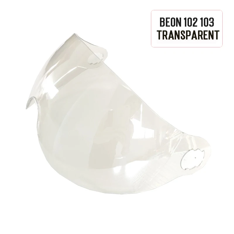 102 103 TRANSPARENT BEON мотоциклетный полушлем козырек ветрозащитные шлемы защитные очки для BEON 102 103 BEON 110 110A 110B шлемы - Цвет: 102 103 TRANSPARENT