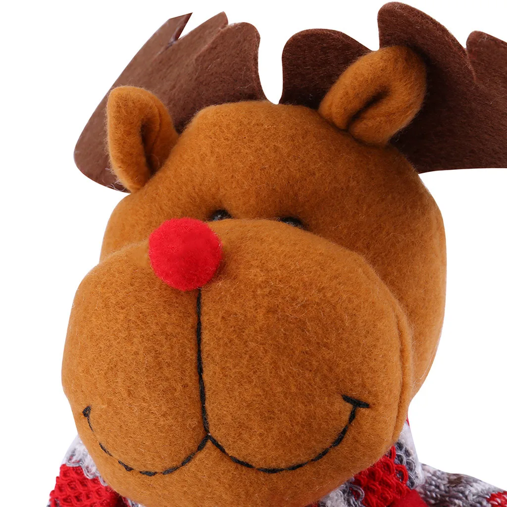 Рождественские украшения для homeChristmas украшения занавес s креативное украшение занавес мультфильм куклы пряжки окна сцены 9,6