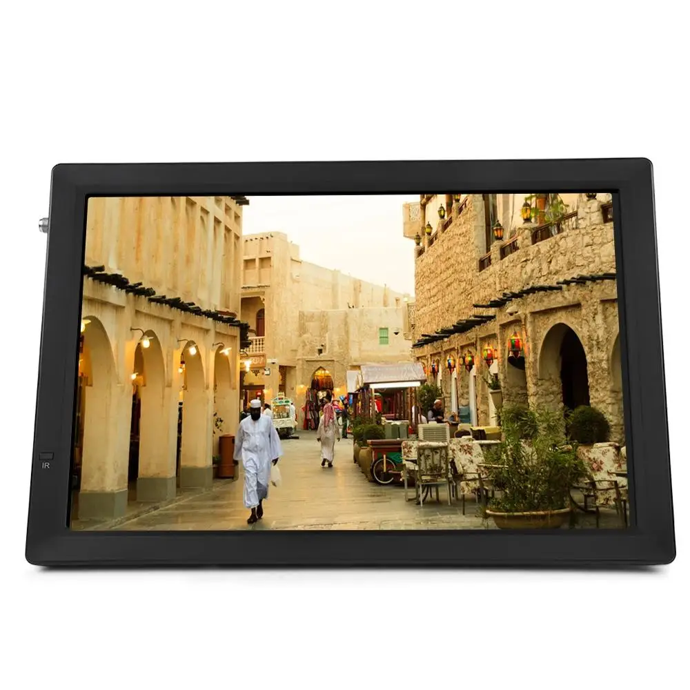 Портативное ТВ 14 дюймов LCD цифровое телевидение ATSC 1080P HD TV цифровая цифровые