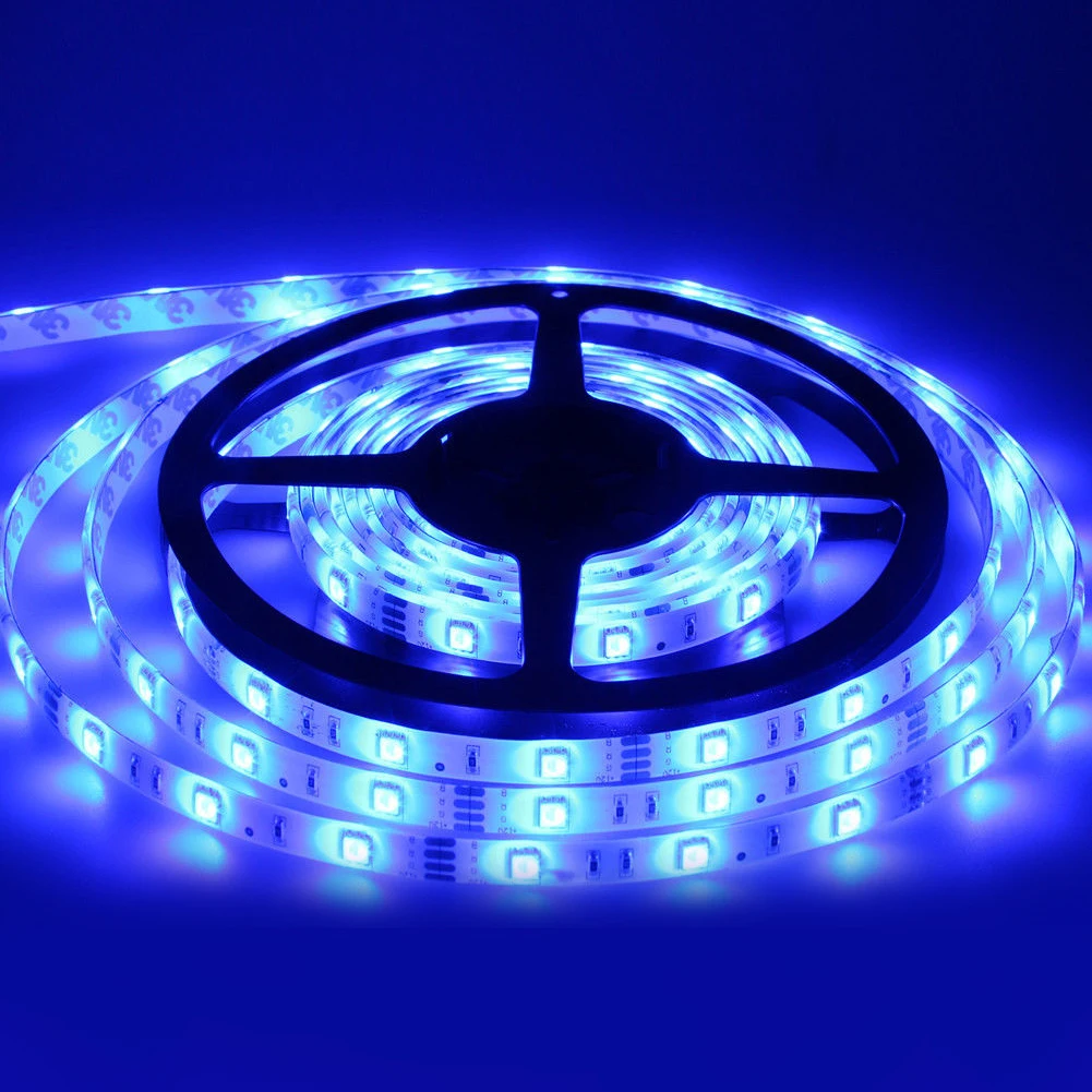 Cigarette Plug Adapter LED String 5M Soft Lamp Bar Waterproof Car Decor Super Bright Light Strip Home Decoration SMD3528