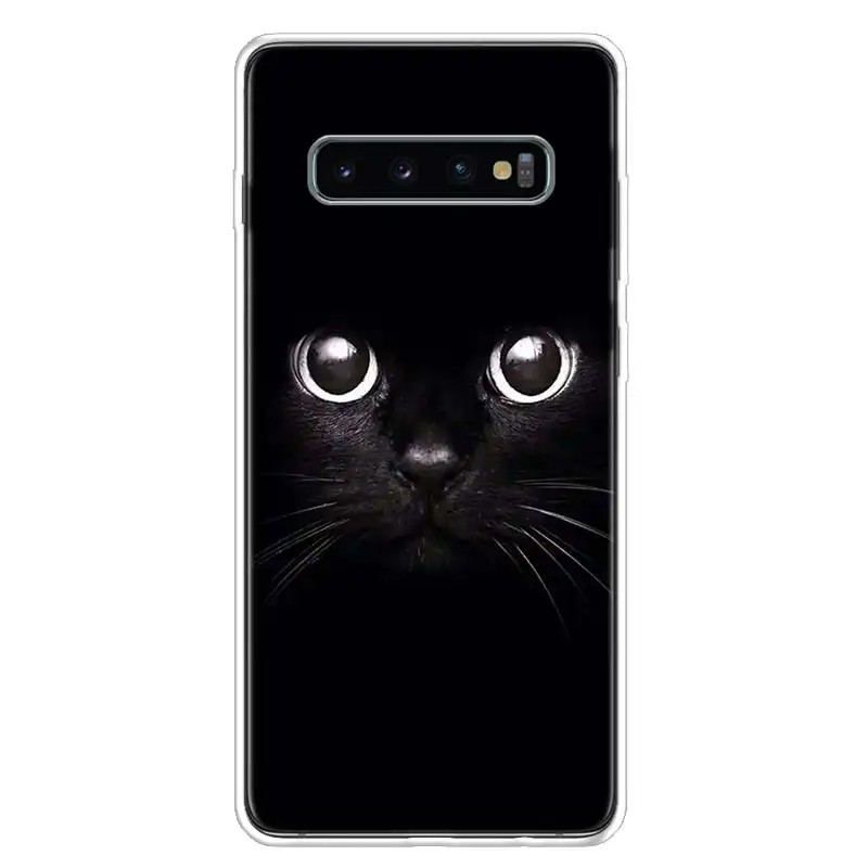Кот, Медведь, полностью ярче крышка чехол для телефона для samsung Galaxy A10 A20E A30 A40 A50 A70 A50S A80 M30S A6 A7 A8 A9 Plus+ Кок
