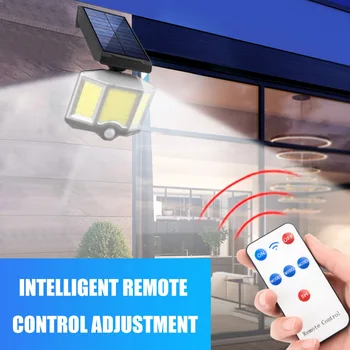 

LED Solar Power Wall Light with Waterproof PIR Motion Sensor Garden Light for Outdoor Energy Saving Intelligent Security Lamps