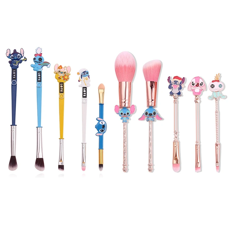 

2020 New Fashion Cartoon Stitch Makeup Brushes Set Beauty Make Up Brush Tool Cosmetic Powder Eye Shadow