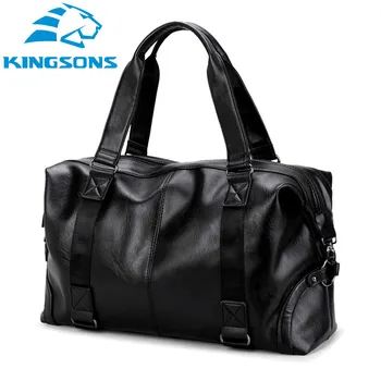 

PU Leather Men Travel Handbag Carry On Bags Duffel Tote Chest Bag Male Messenger Bag Casual Crossbody Travel Bags sac a main
