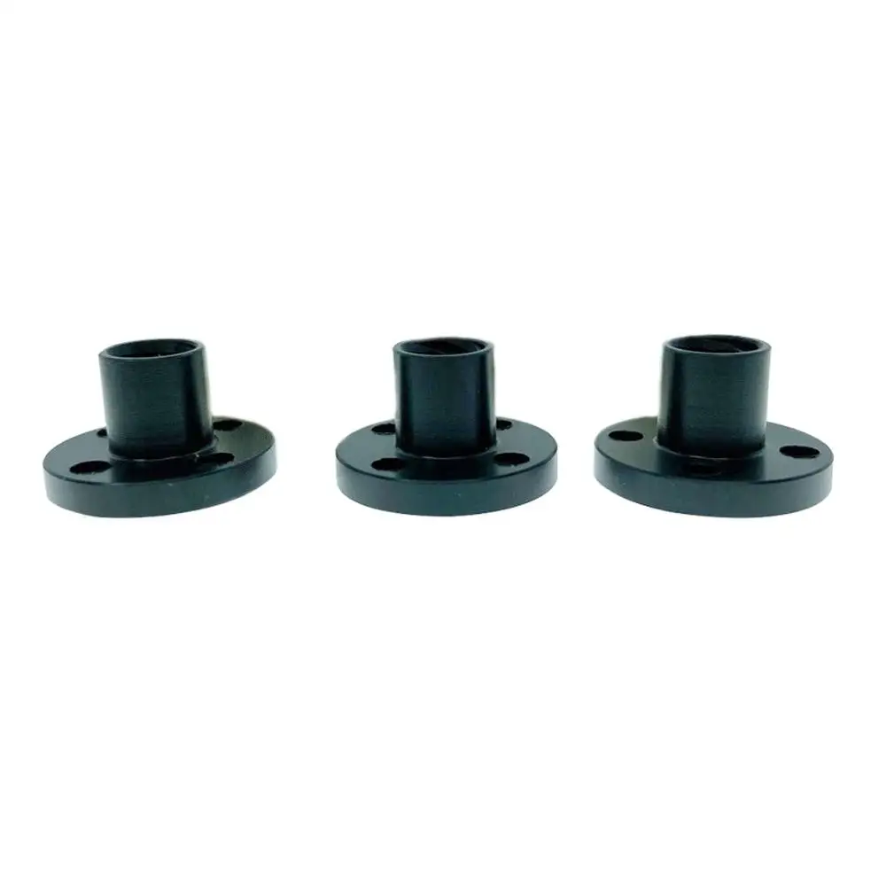 Lead Screw 1pc 3D Printer Parts Black TR8 lead screw POM nut T8 nut trapezoidal screw POM lead 1mm 2mm 4mm 8mm 12mm DIY CNC Accessories