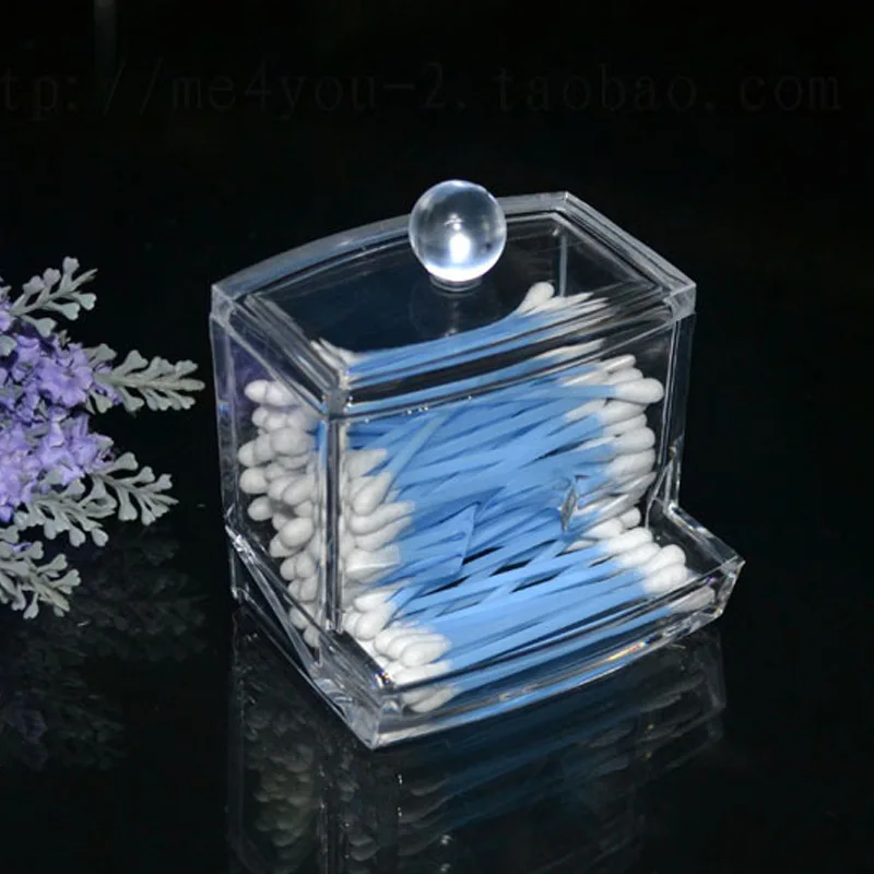 

Jewlery Box Storage Box Crystal Swab Box Transparent Swab Box Plastic Swab Box