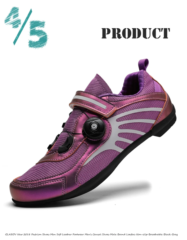 Men Women Road Riding Racing Shoes Outdoor Breathable Cycling Profession Bicycle Shoes Self-Locking Sport MTB Shoes Size 36-45