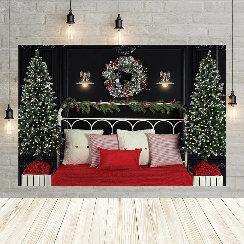 Dekorasi Natal Latar Hitam LATAR BELAKANG Fotografi Pohon Natal Avezano Karpet Merah Kepala Tempat Tidur Putih Dinding Hitam Latar Belakang Potret Bayi Dekorasi Foto Panggilan|Background| - AliExpress