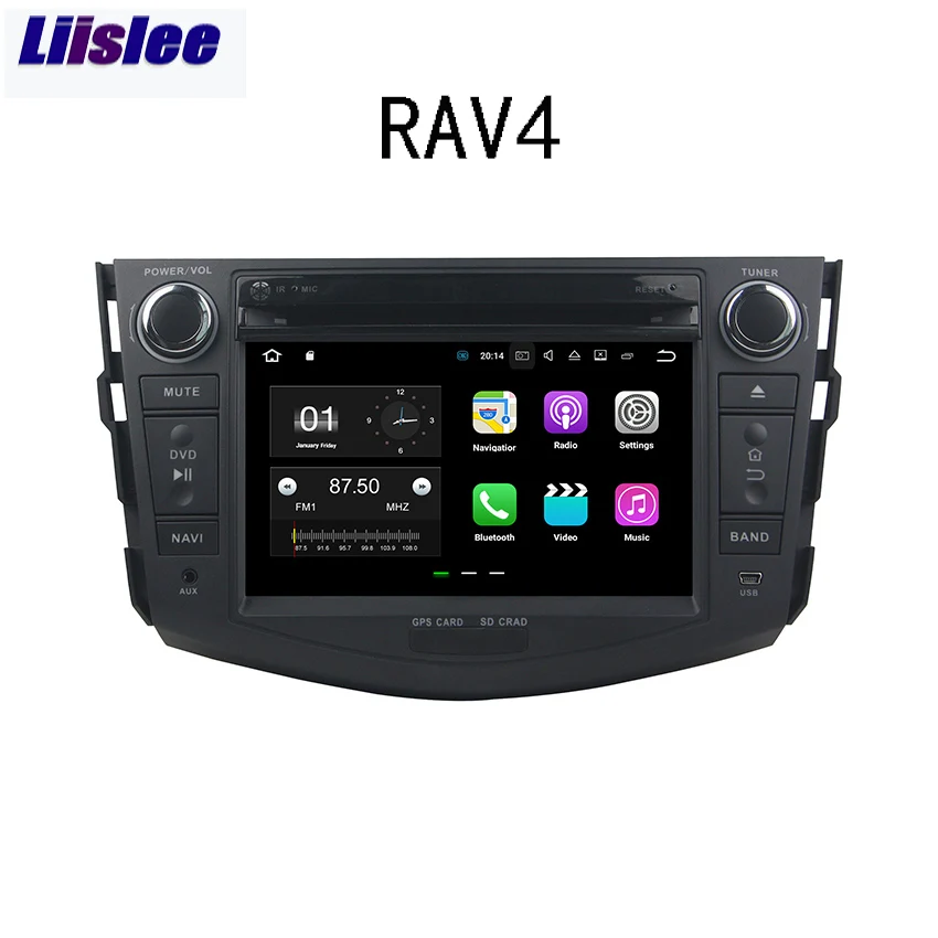 Liislee 2 din Android автомобильный навигатор GPS для Toyota RAV4 XA30 2006 ~ 2012 Авто Радио стерео