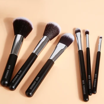 

Miss Gorgeous 6pcs Makeup Brushes Set Cosmetic Powder Eye Shadow Eyebrow Blusher Lip Brush Women Beauty Make Up Tools Maquillaje