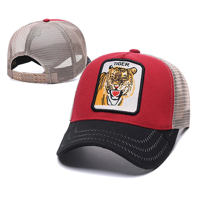 

High Quality Summer Baseball Cap Men Women Animals Hat Mesh Cap Snapback Dad Hat