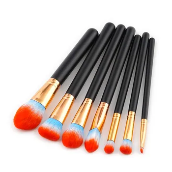 

7 pcs Makeup Brush Set tools Make-up Toiletry Kit Wool Make Up Brush Set j218