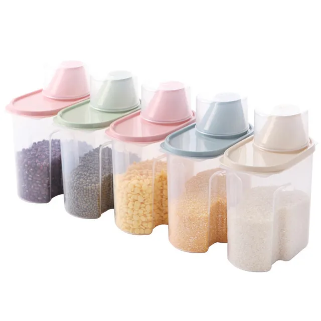 Caja de almacenamiento de alimentos, contenedor de plástico