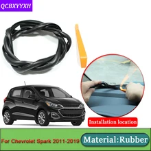 Автостайлинг для Chevrolet Spark 2011- анти-звуконепроницаемые не пропускающие шума пылезащитные панели автомобиля Лобовое стекло уплотнительные полосы автомобильный аксессуар
