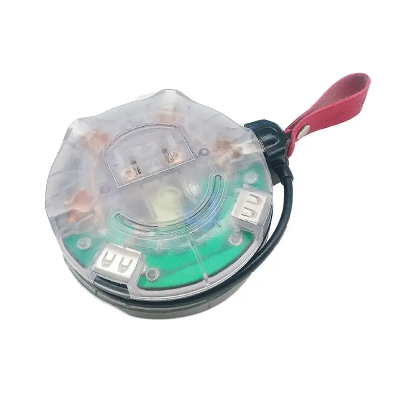 Transparent Все в одном Международный адаптер питания зарядное устройство 2.4A 2USB 4 гнезда UK EU - Тип: Transparent