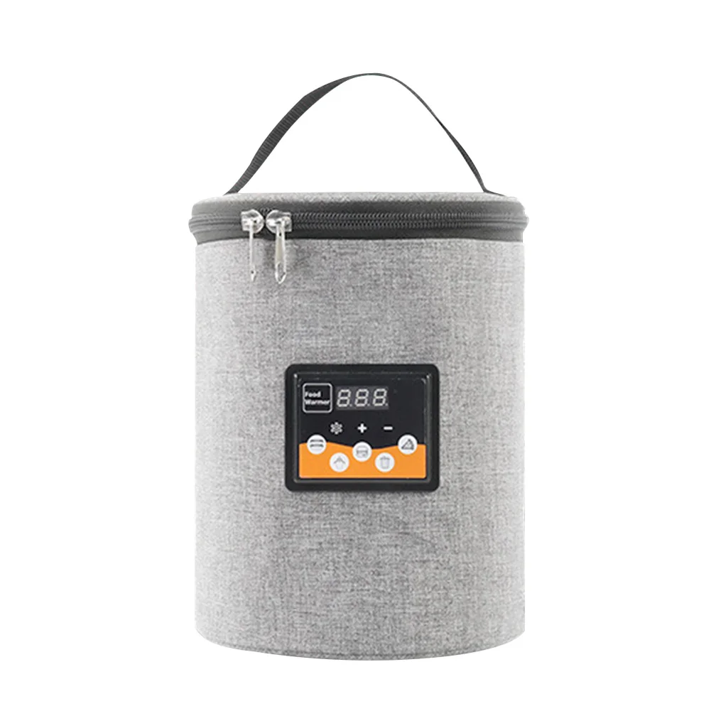 Large Capacity Car Milk Bottle Warmer Portable Baby Bottle Bag Hanging Carrying Strap Buckle Design Constant Temperature Heater