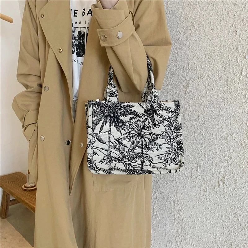 2021 Fashion Luxury Designer Handbag Brand Bag Purses and Handbags for Women Shopper Jacquard Embroidery Beach Shoulder Tote Bag