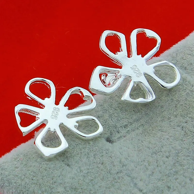 Love Heart Stud Earrings for Women Girl Fashion Jewelry Party Gifts