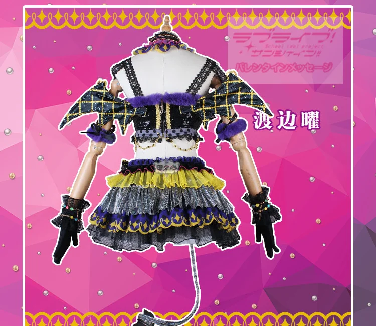 Аниме Lovelive! Солнечный свет! Aqours Ватанабе вы Little Devil cos на Хэллоуин Рождественские костюмы, косплей
