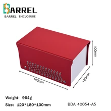 180*120*100 мм Железный электронный ящик для проекта Корпус DIY инструмент динамик чехол Рабочий стол распределительная розетка переключатель управления Корпус