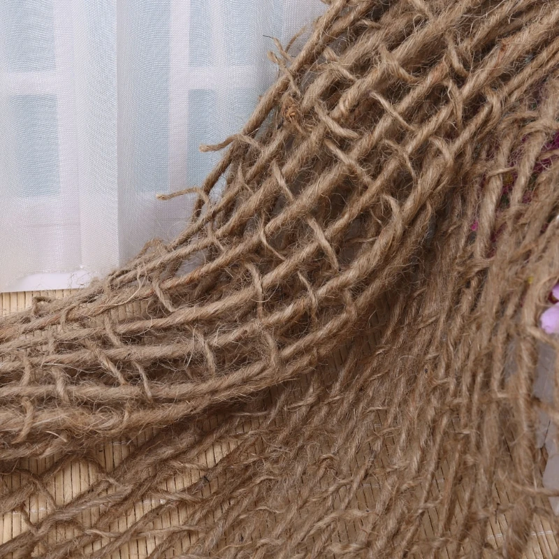 Newborn Photography Props Chunky Burlap Layer Net Hessian Jute Backdrop Blanket Mat Baby Blanket For Photo Shoot Accessories 3