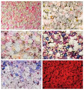 

Valentine's Day Photo Background Rose Flower Ceremony Baby Birthday Party Love Portrait Photography Backdrop for Photo Studio