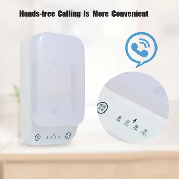 

Multifunction UV Phone Masks Sterilizer With Wireless Charging Blutooth Speaker Ultraviolet disinfection for phone accessory