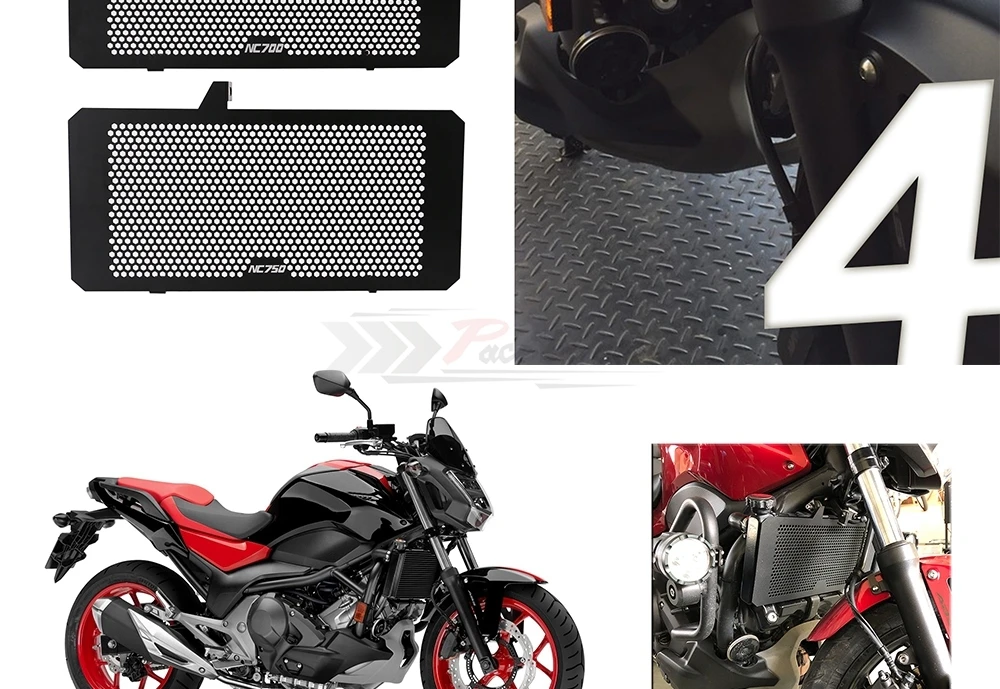 Мотоциклетная Черная решетка радиатора масляный радиатор Крышка для HONDA NC700 NC750 X/S NC700S NC700X NC750X NC750S 2012