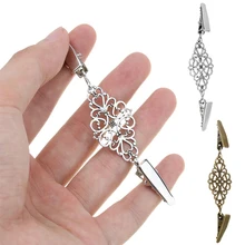 

Retro Cardigan Clip Fasteners for Clothes Clothespins Scarf Clip Brooch Sliver Pin Buckle Clip Holder Women Dress Jewelry